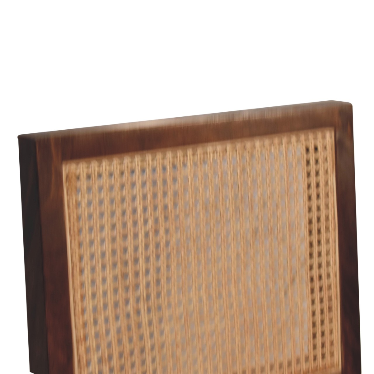 Artisan Furniture Solid Wood Cream Boucle Rattan Chair