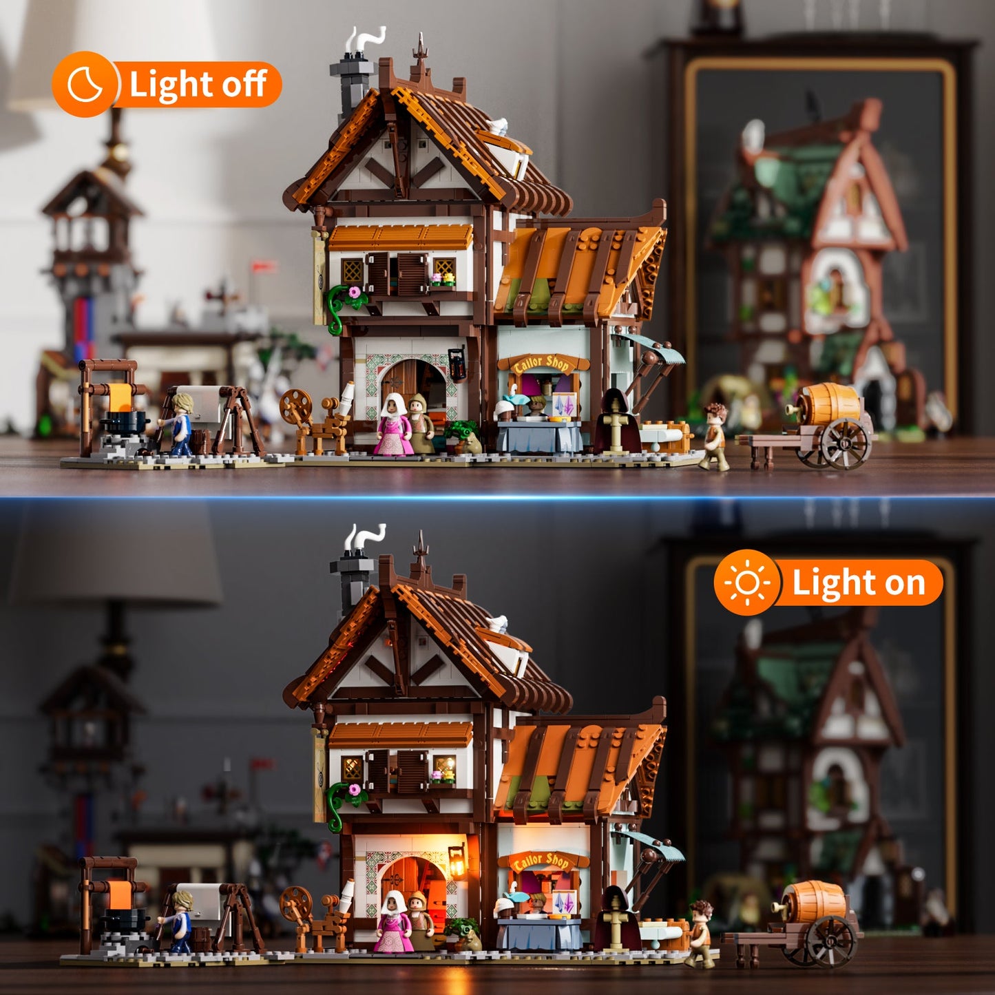 LUMIBRICKS - FUNWHOLE Medieval Tailor Shop F9038