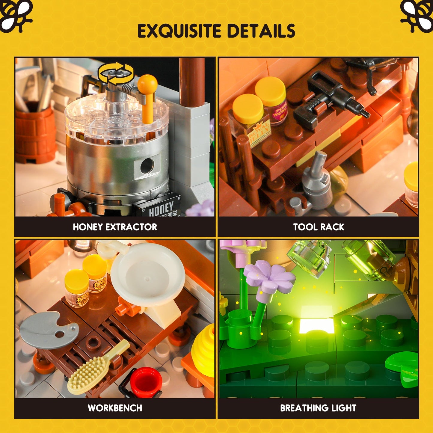LUMIBRICKS - FUNWHOLE Bee Farm F9062