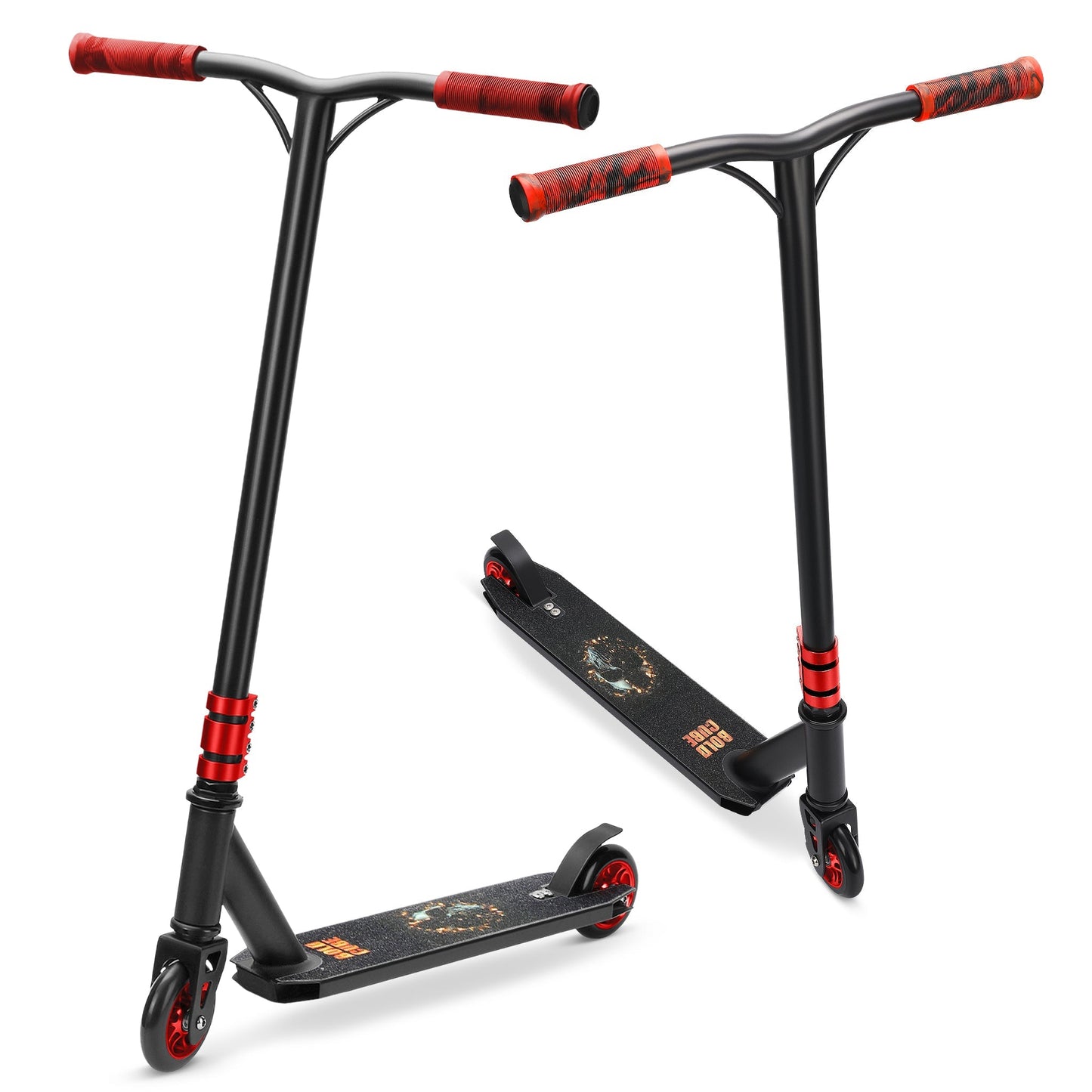 Black - Deluxe Stunt Scooter