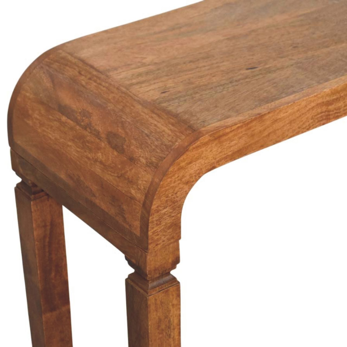 Artisan Furniture Solid Wood Arcus Console Table, Beige