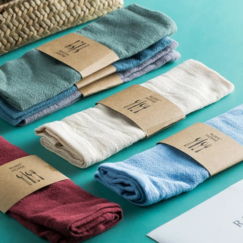 Quality Cotton Table Cloth - Soft & Multifunctional - Home Decor 40x30cm