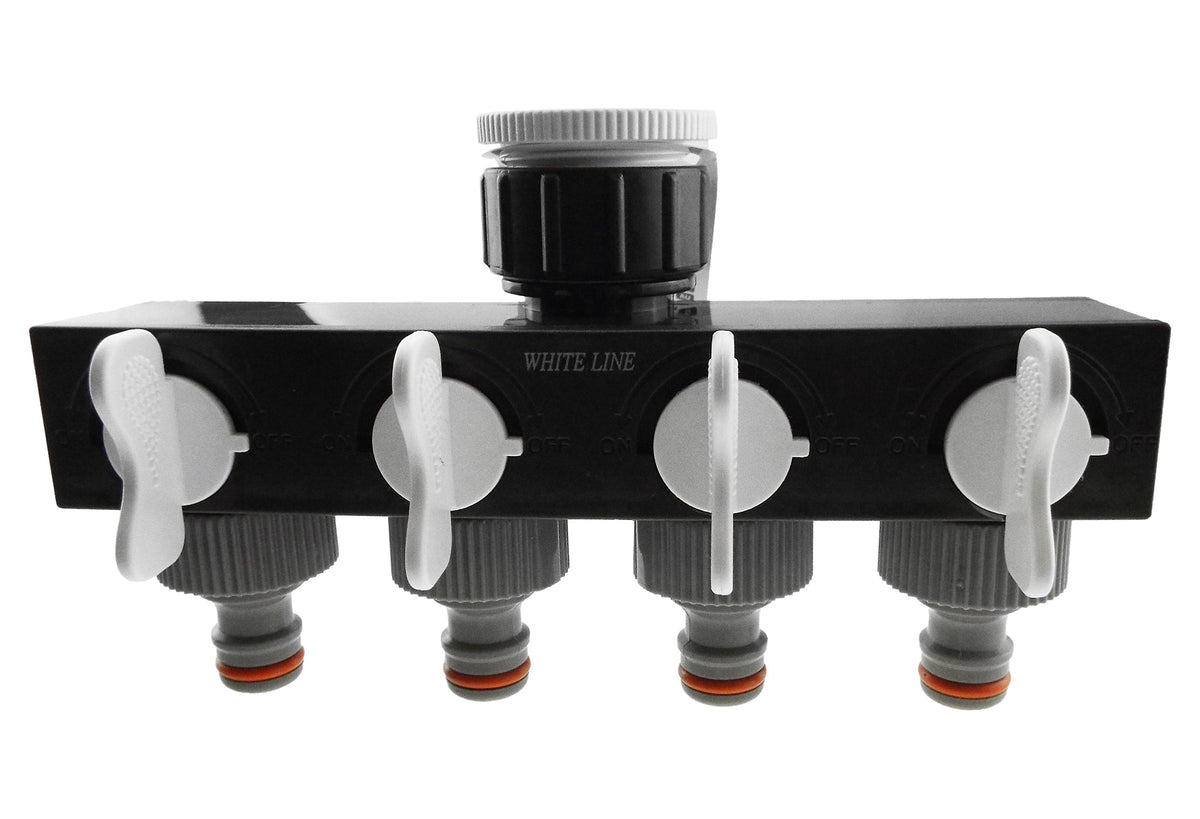 4-Way Splitter with Valves WL