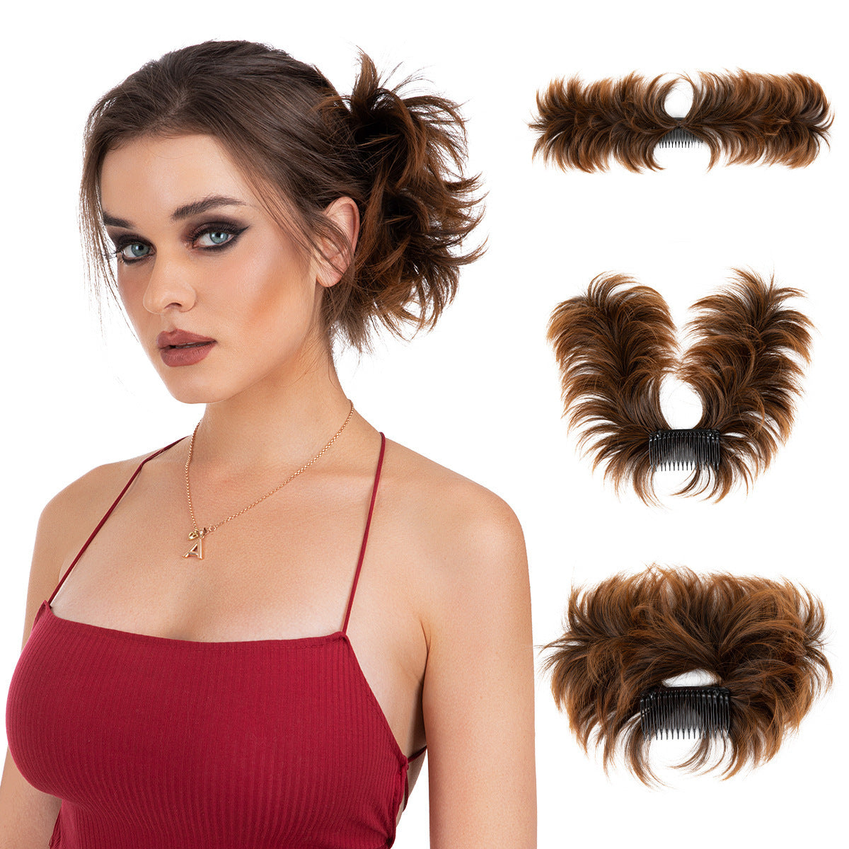European And American Wig Set Women's Adjustable Grip