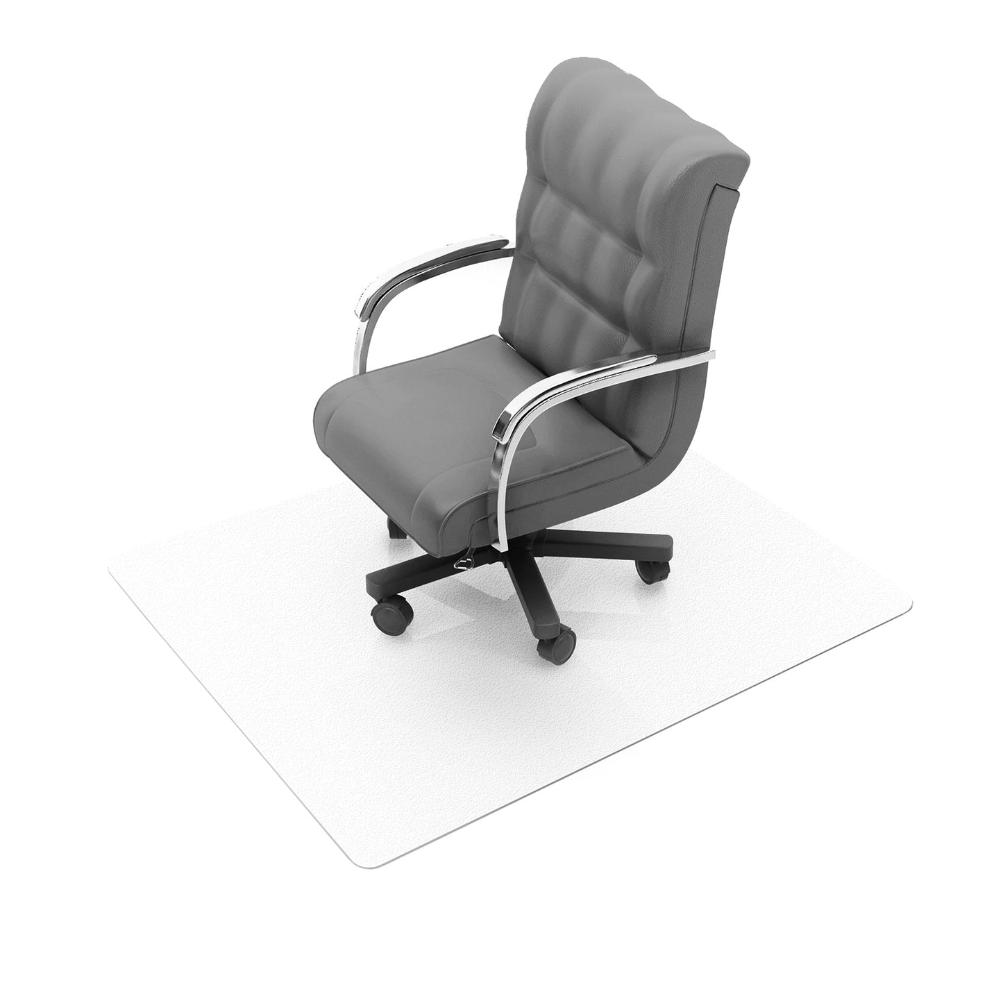 Advantagemat® Vinyl Rectangular Chair Mat for Hard Floor - 116 x 150cm