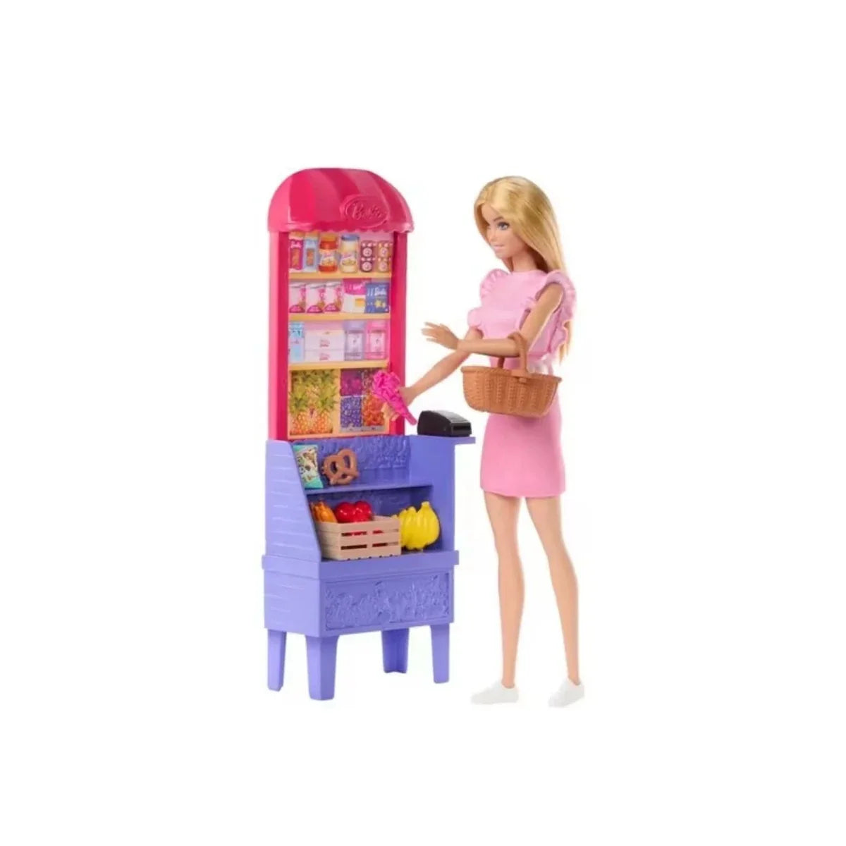 Barbie Malibu Shopping at the Market Playset & Doll