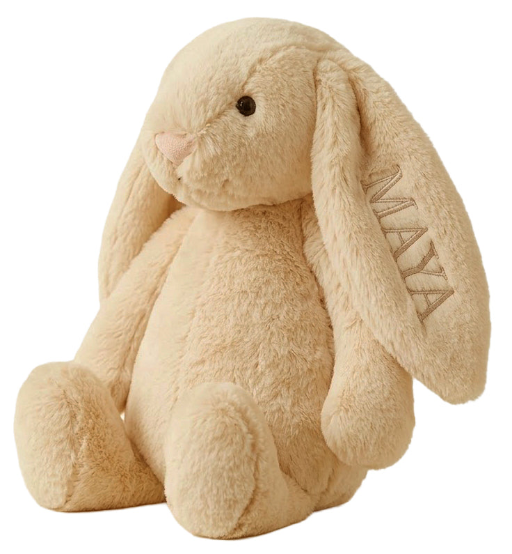 Personalised Cream Bunny Toy