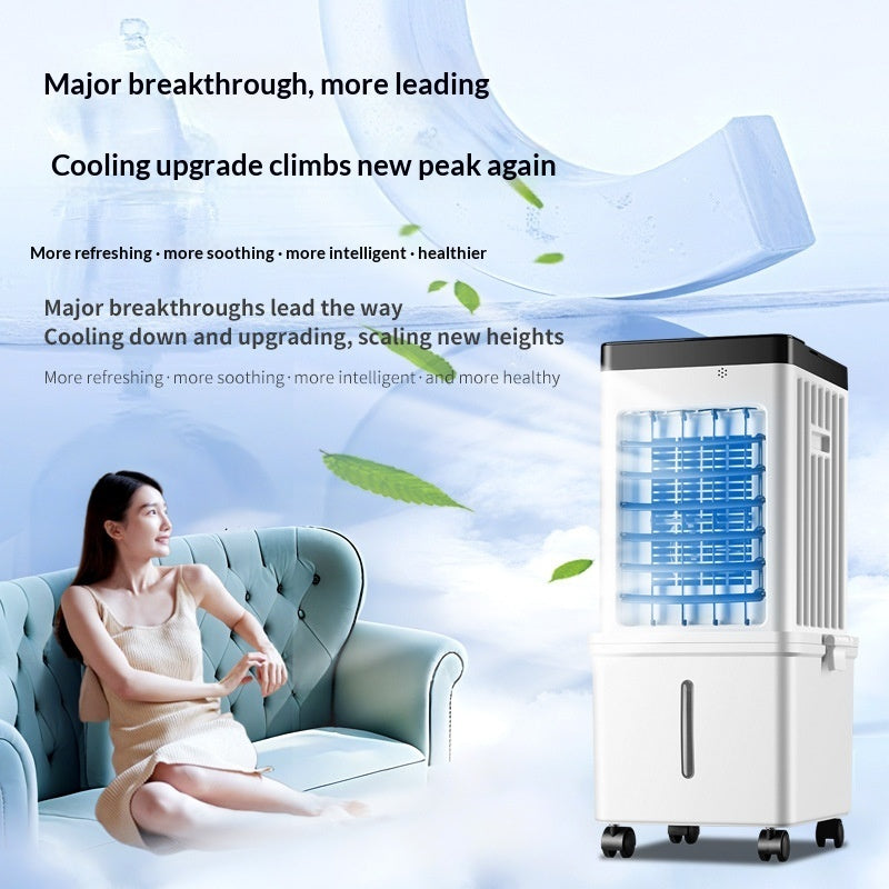 Portable Mini Cooling Fan with Oscillating Blades - Compact Personal Air Circulator for Desk Travel Office Home Use