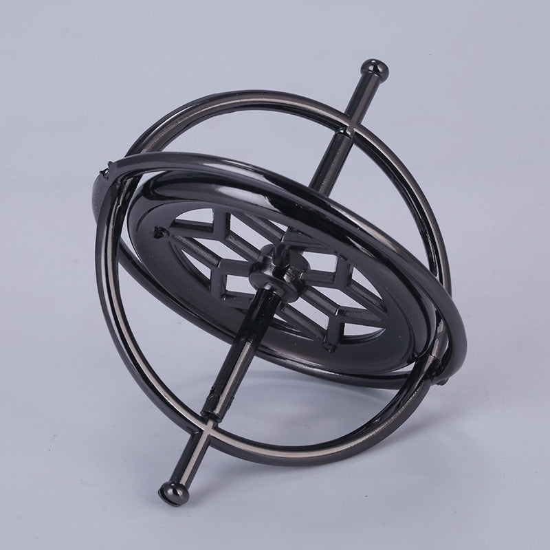 Creative Scientific Learning Metal Finger Gyroscope Gyro Top Pressure Relieve Classic Toy Educational Toy For Children