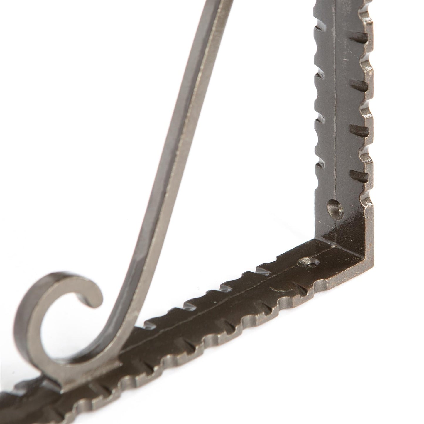205mm Notched Scroll Iron Shelf Bracket