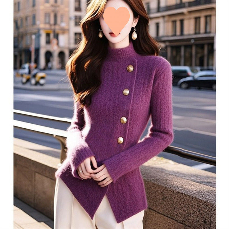 Soft, Chewy, Figure-hugging, And Slimming Knit Top