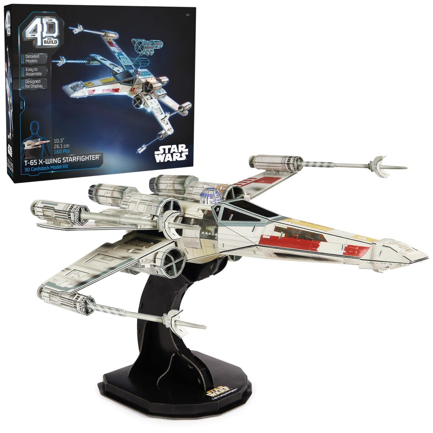 4D Build X-Wing Starfighter 3D Model Kit – Desk Decor & Gift