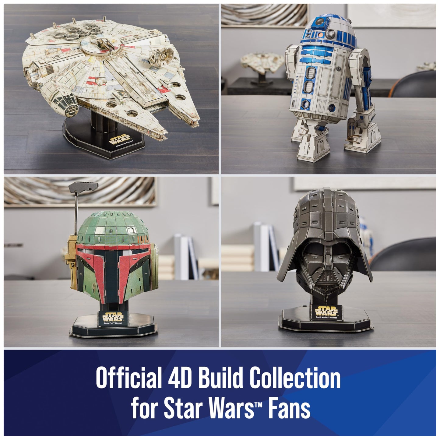 4D Build X-Wing Starfighter 3D Model Kit – Desk Decor & Gift