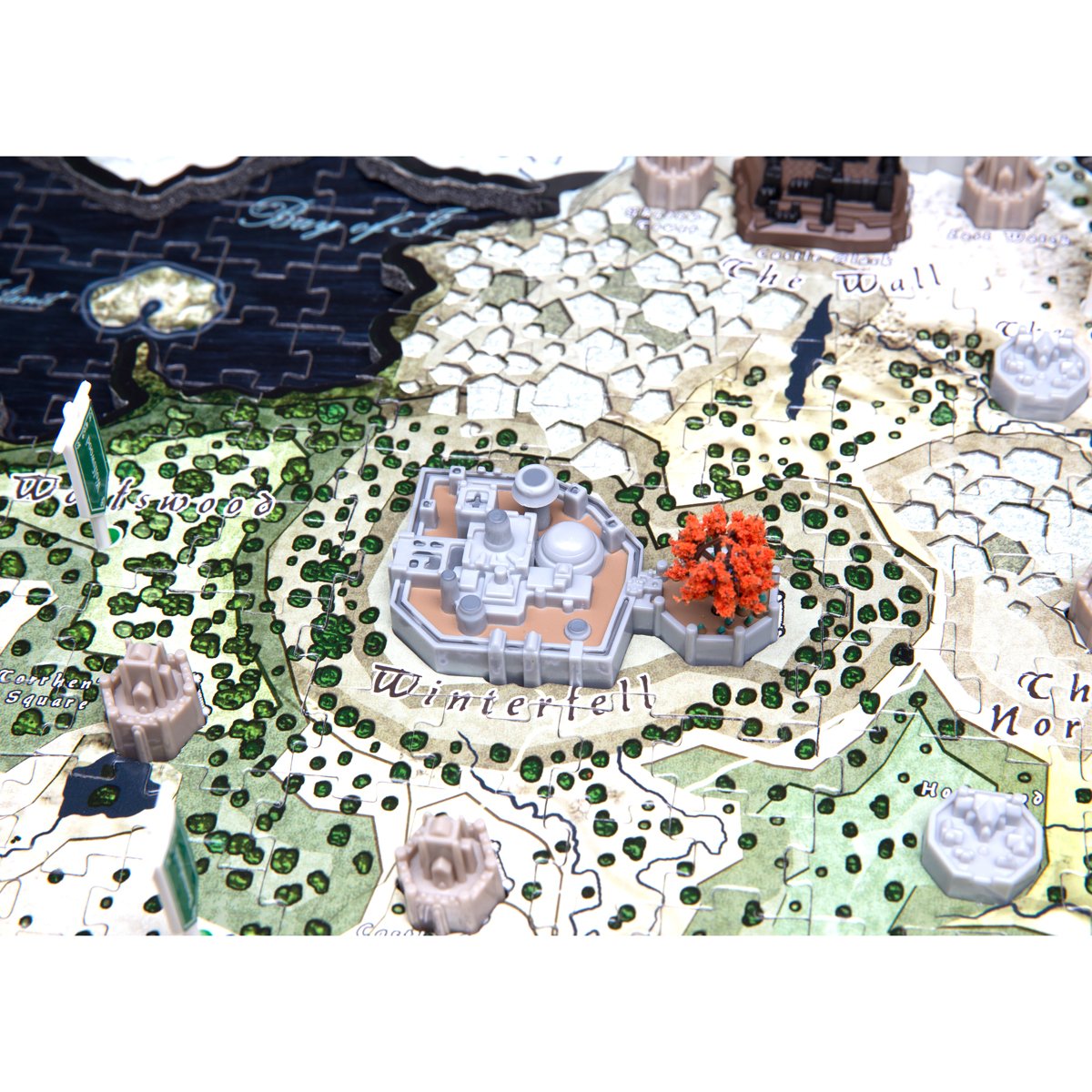 4D Cityscape Game of Thrones Westeros 3D Puzzle Multi-Layer Map and Castles