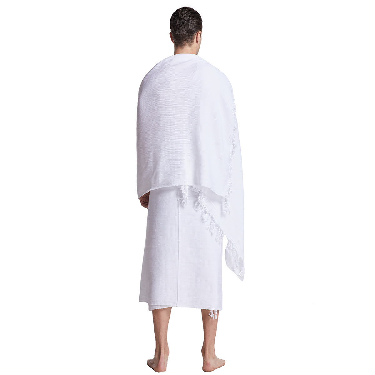 Arab Men's Pilgrimage Two-Piece Set - Worship Scarf & Suit