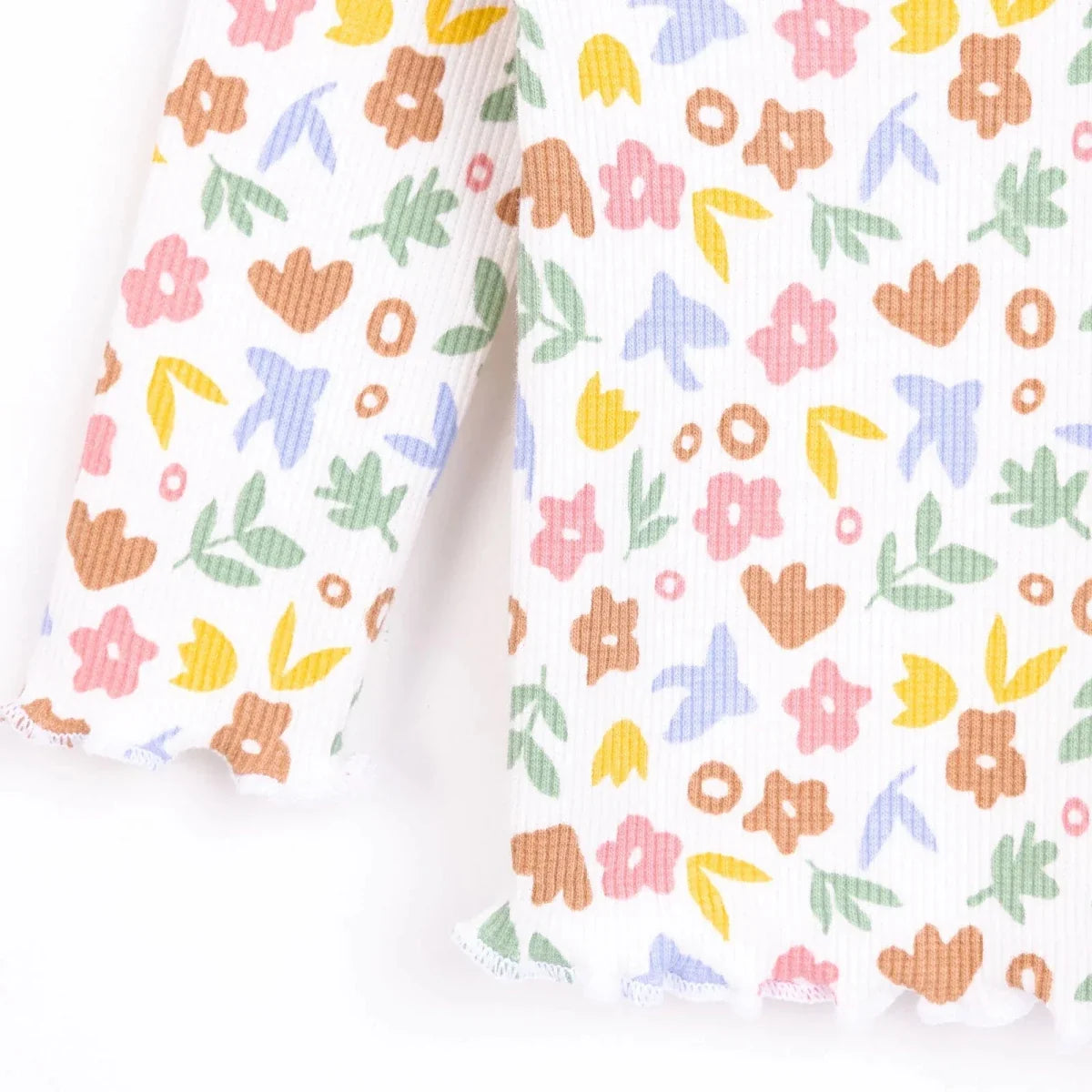 HelloBaby Girl Long Sleeve Pyjamas Set - Ecru