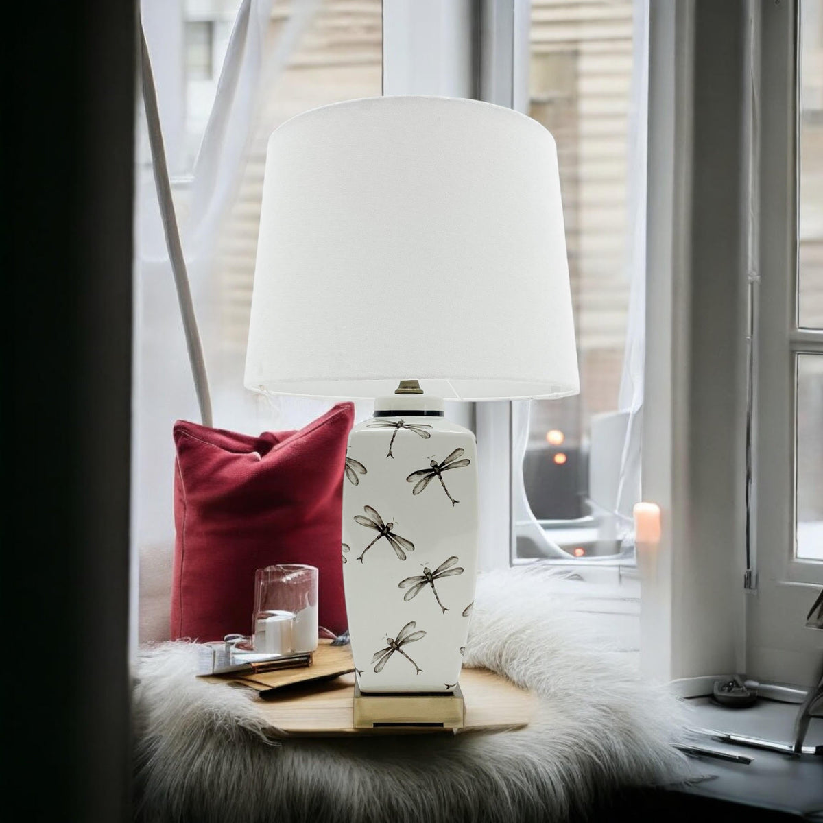 43CM CERAMIC TABLE LAMP
