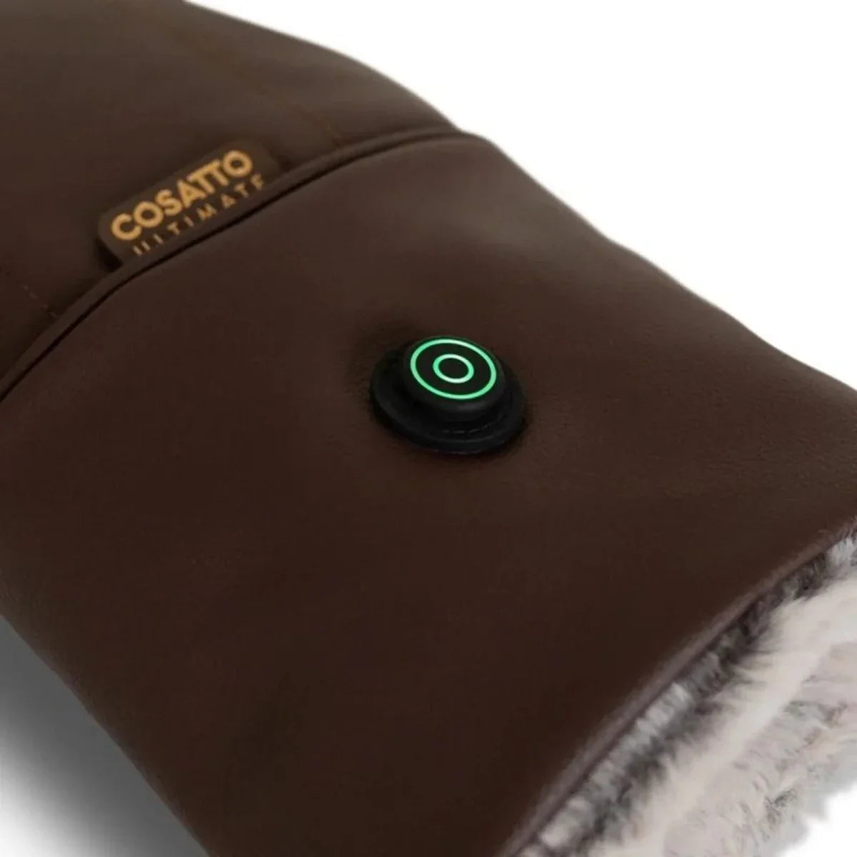 Cosatto Ultimate Heated Snuggle Mitts - Brown.