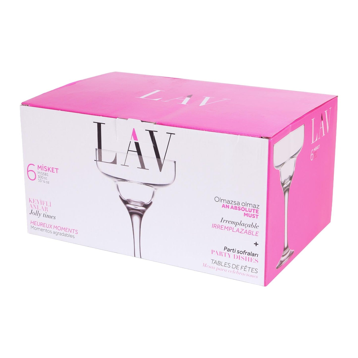 300ml Misket Margarita Glasses - Pack of Six