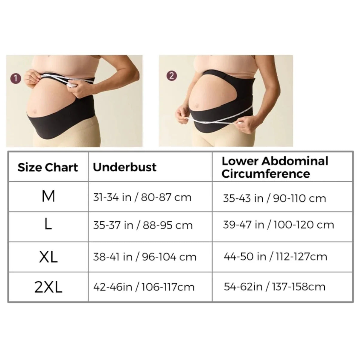 Momcozy Ergonest Maternity Belly Band L - Black