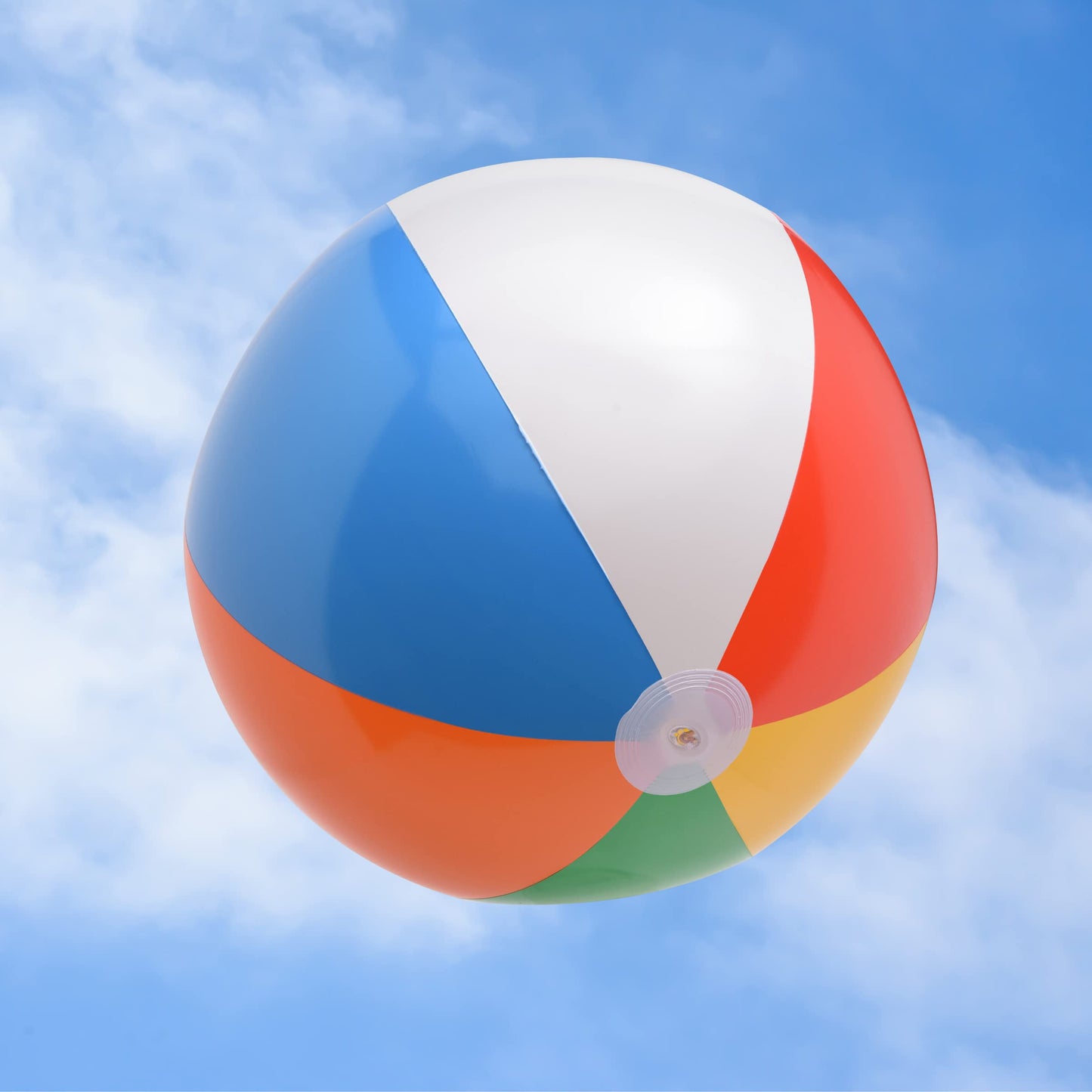 4E's Novelty Beach Balls 3-Pack 20-Inch Rainbow Pool Toys for Kids