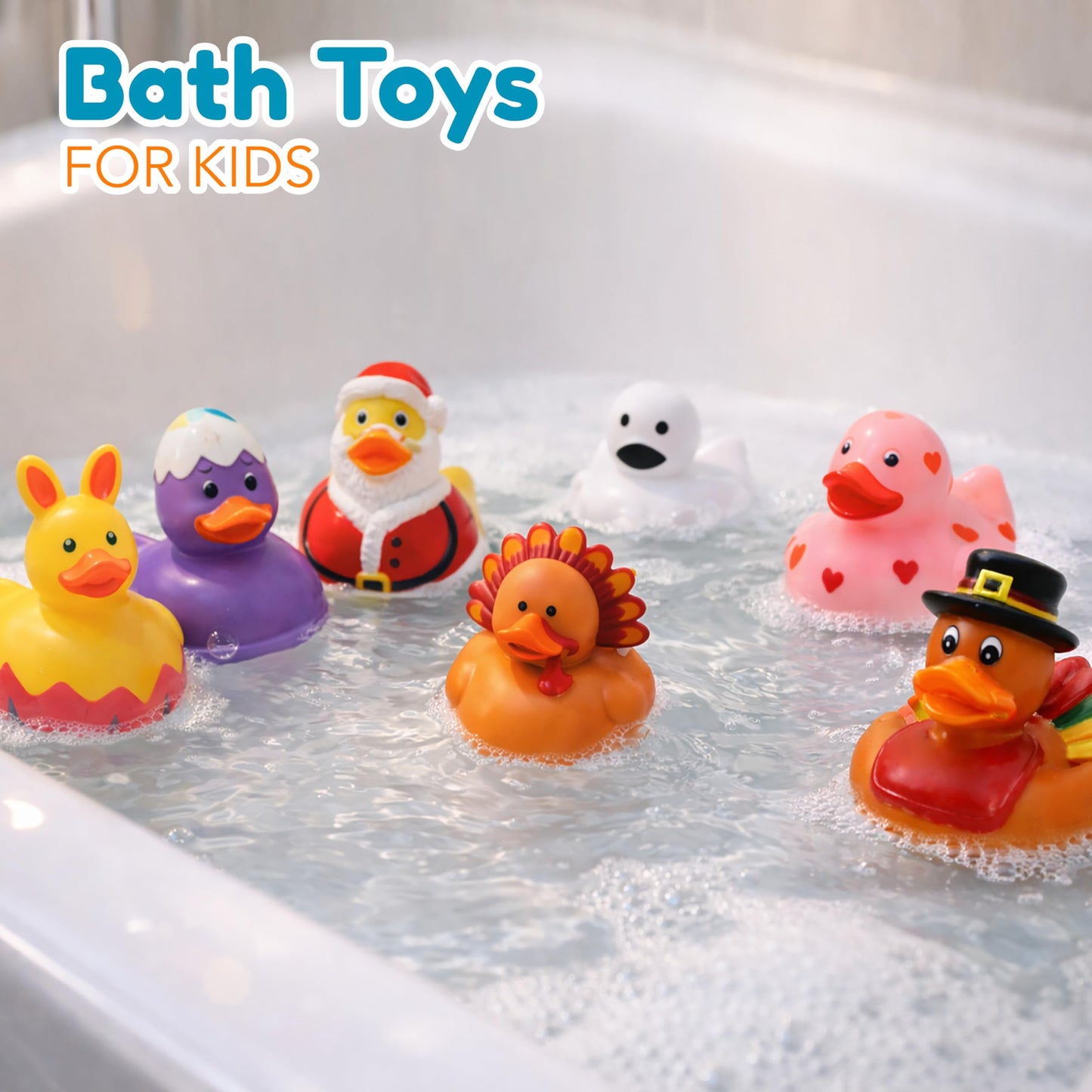 4E's Novelty Rubber Ducks Bulk Pack 42 – 6 of Each Holiday | Jeep Ducking