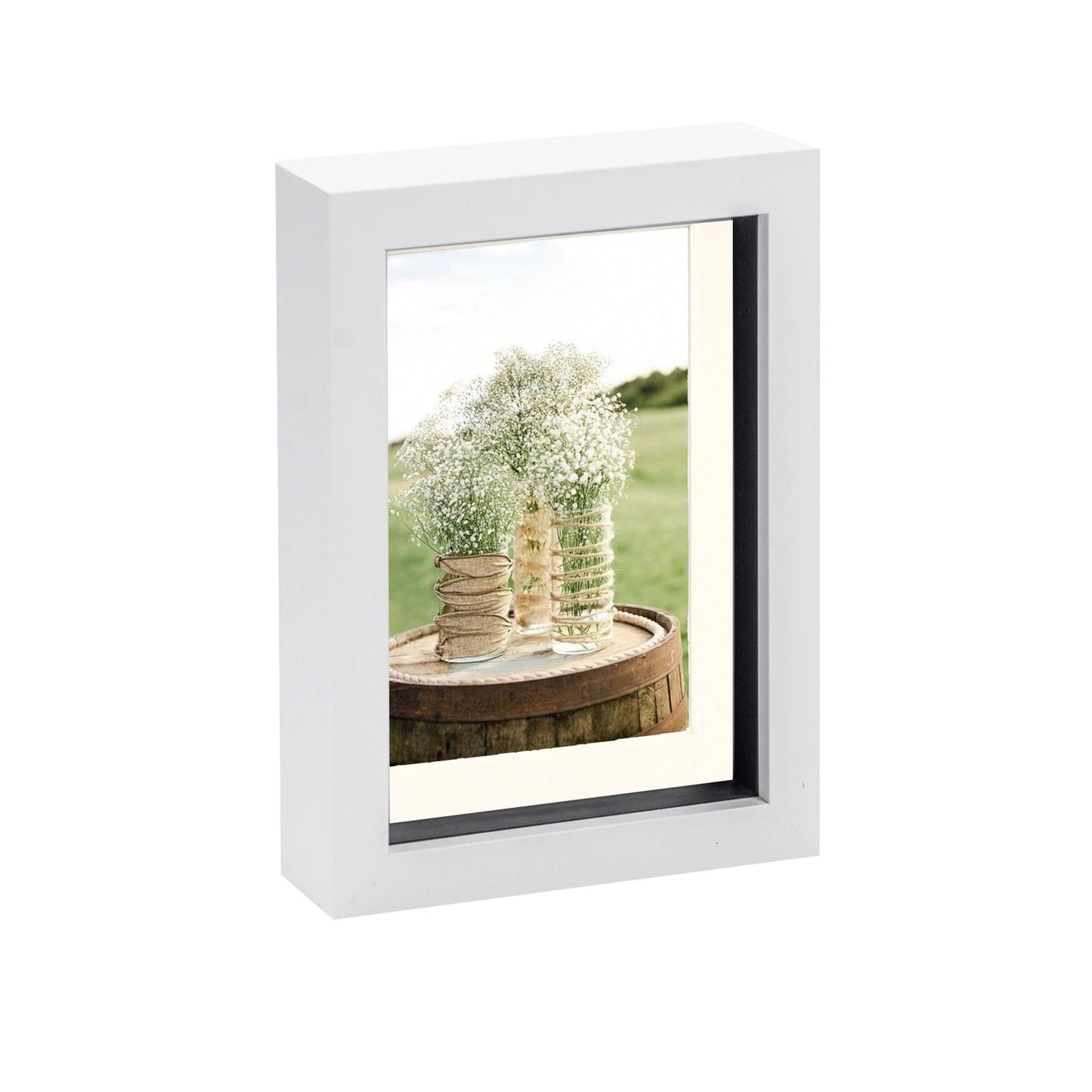 5" x 7" 3D Box Photo Frame with 4" x 6" Mount
