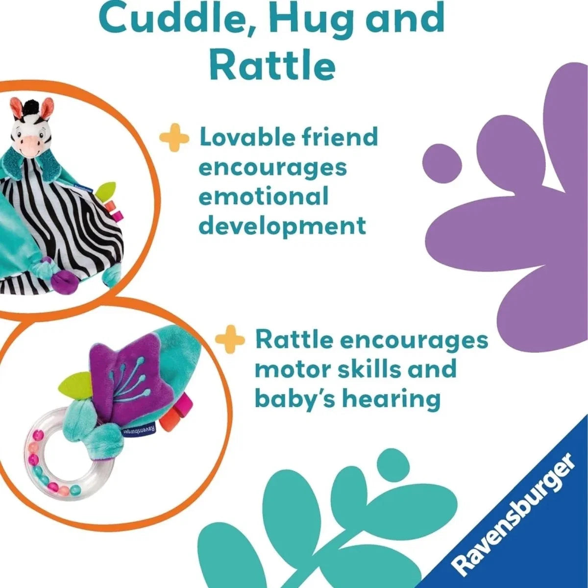 Play+ My First Snuggle Friend - Zebra