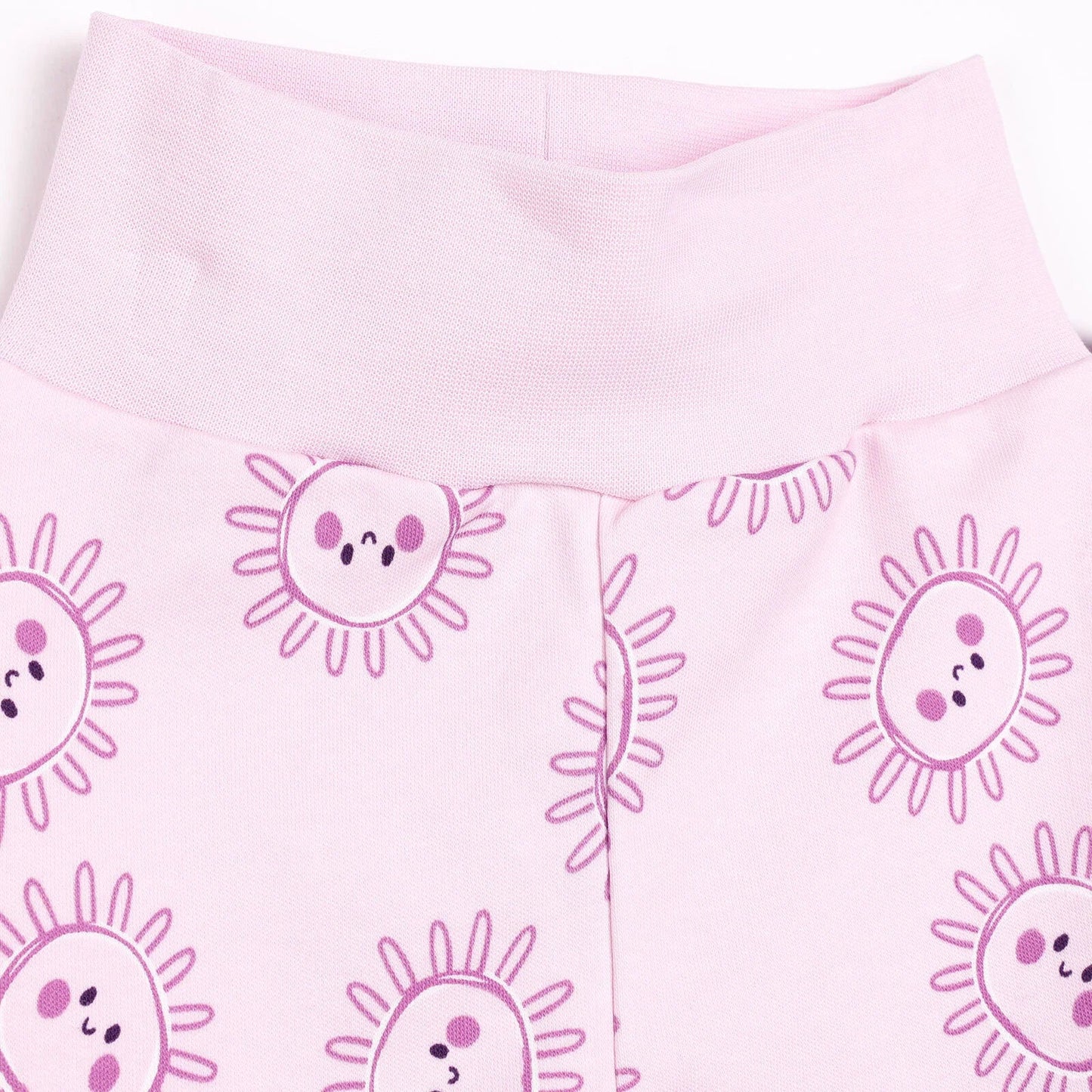 HelloBaby 2 Piece Footed Bottom - Purple