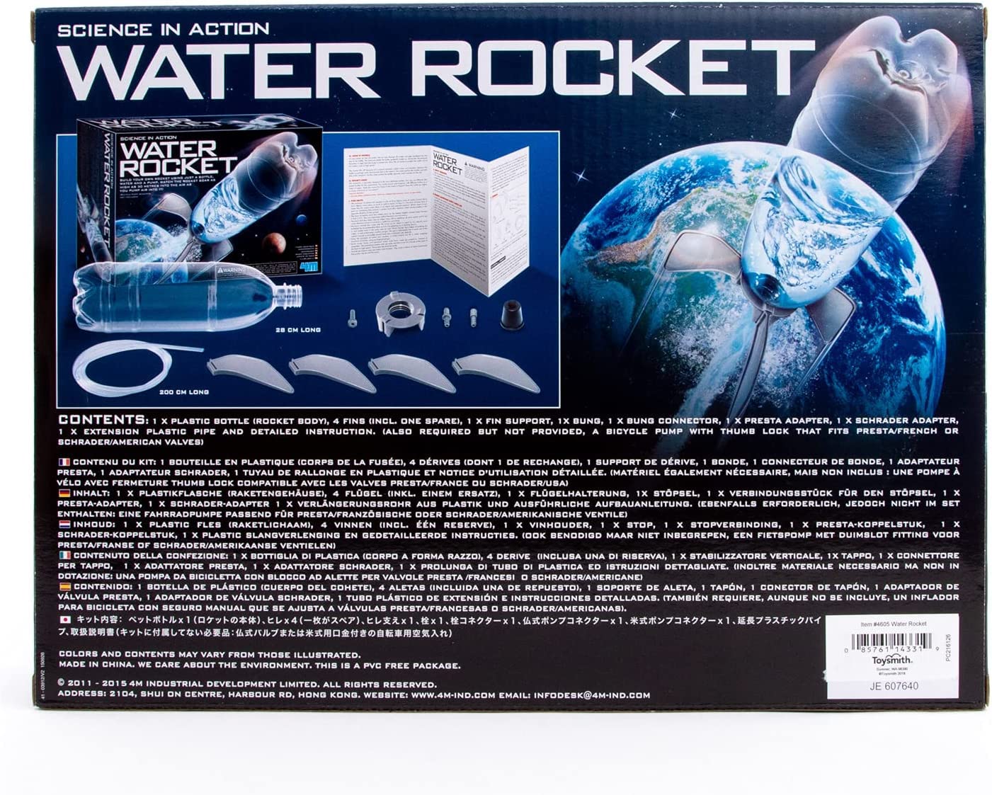 4M Water Rocket Kit – DIY Space STEM Toy for Kids 8+