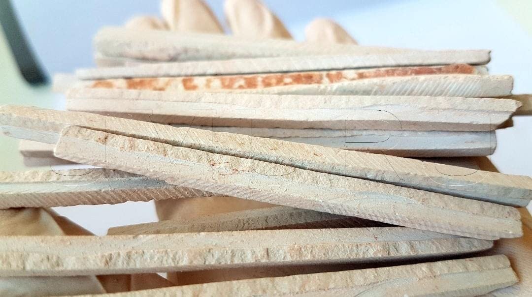 4OUR FAITH Red Slate Pencils – Natural Limestone Chalk Pencils, Pack of 30 (200 g)