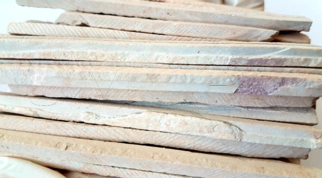 4OUR FAITH Red Slate Pencils – Natural Limestone Chalk Pencils, Pack of 30 (200 g)