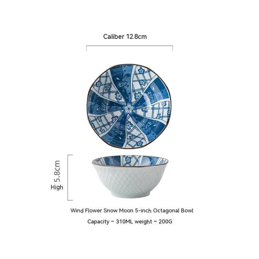 5-Inch Creative Household Ceramic Bowl