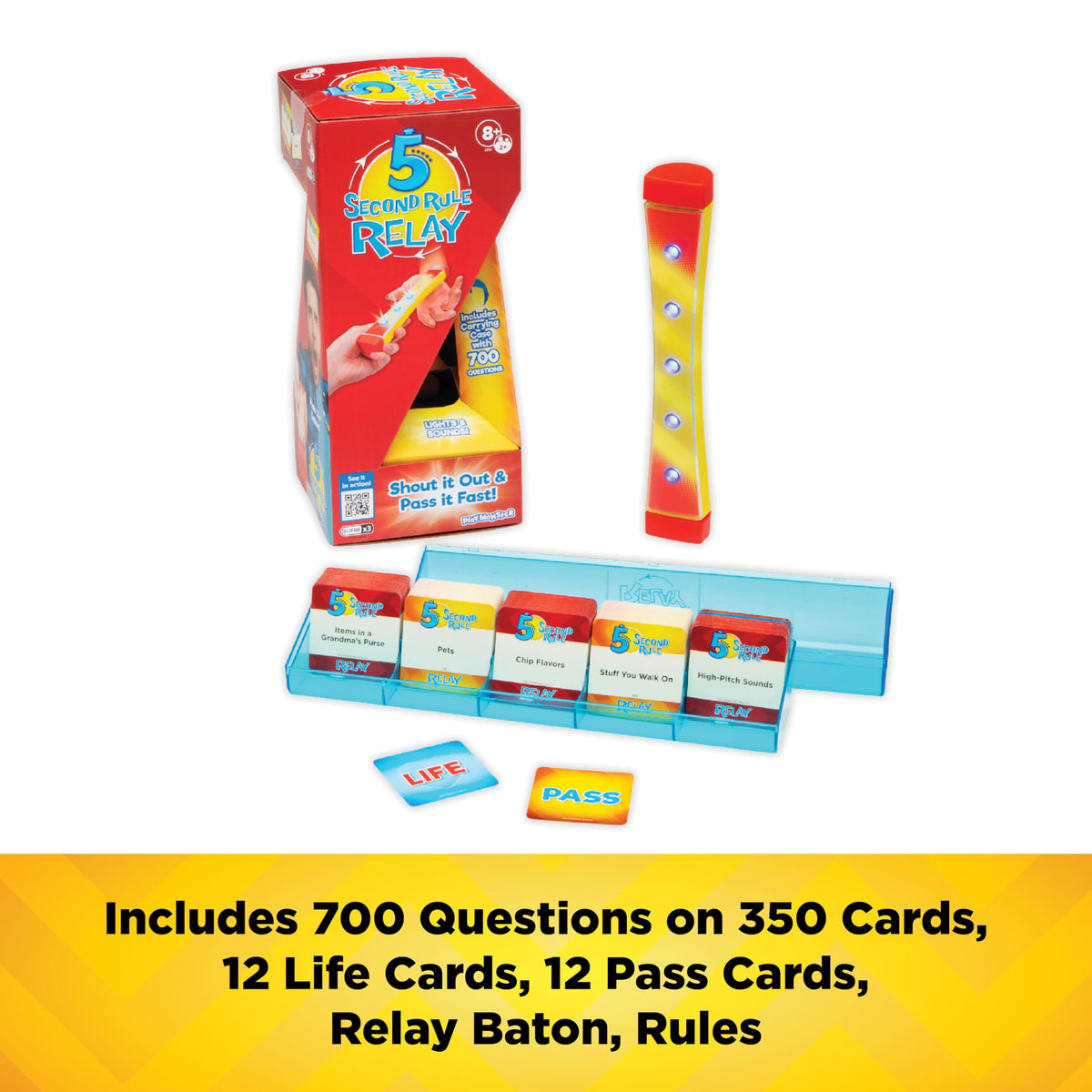5 Second Rule Relay – Electronic Family Party Game for Fast, Fun Handoffs