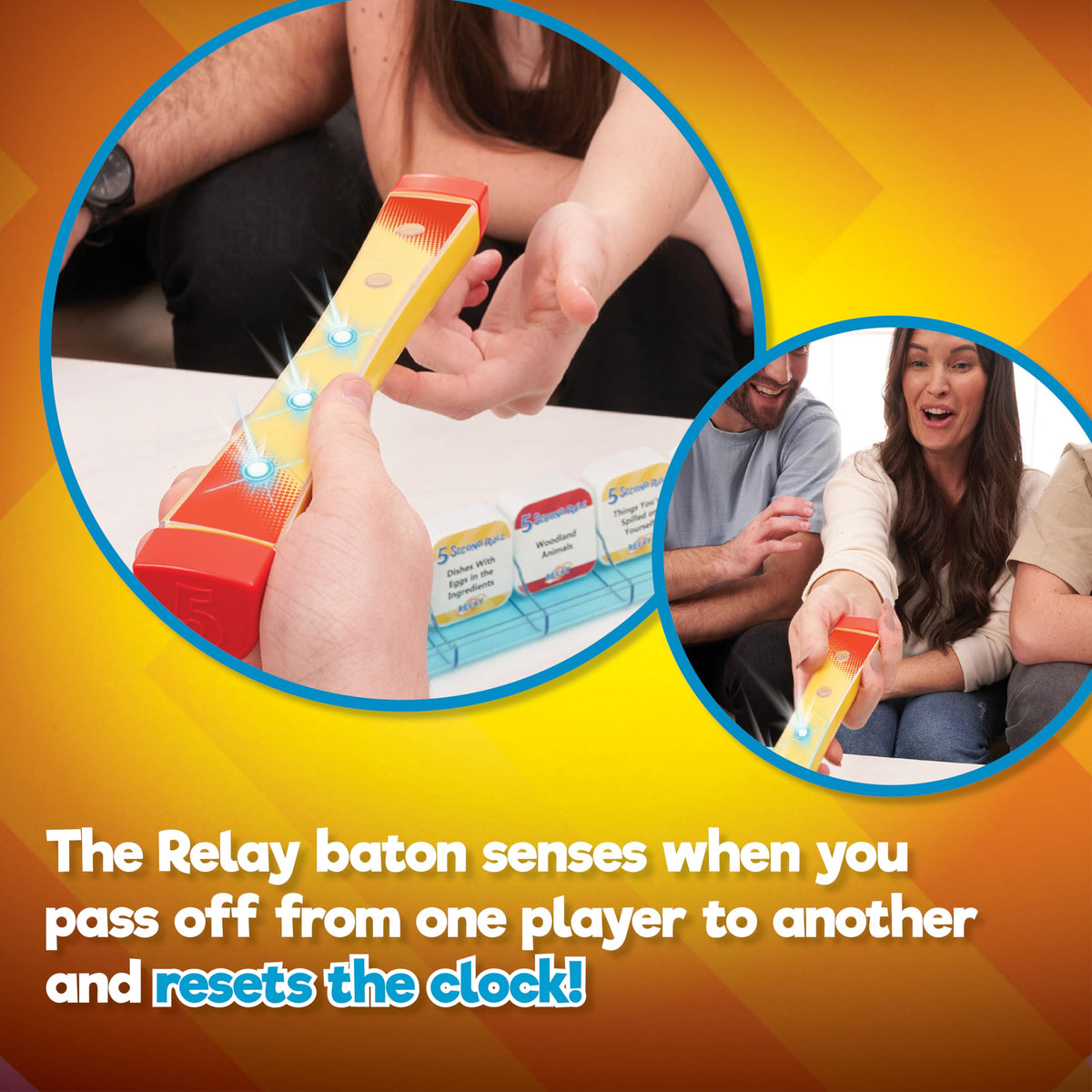 5 Second Rule Relay – Electronic Family Party Game for Fast, Fun Handoffs