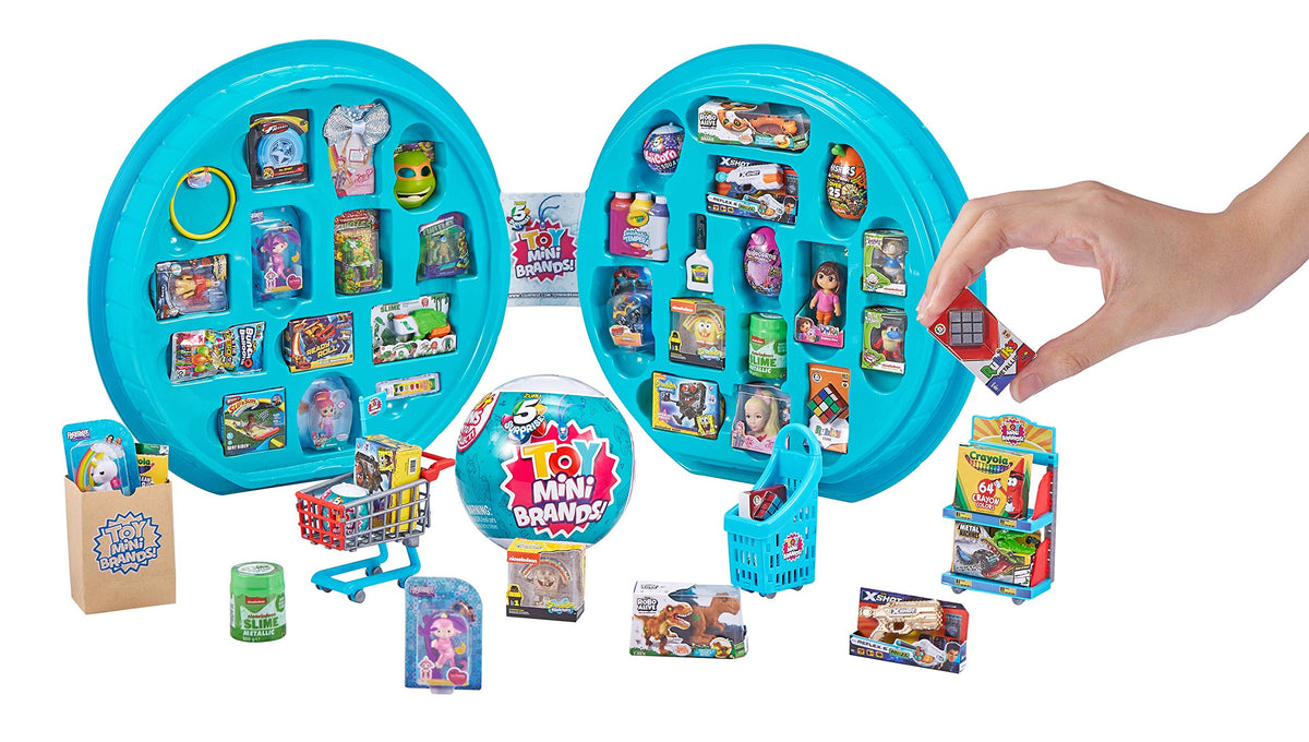 5 Surprise Toy Mini Brands Collector's Case – Store & Display 30 Minis with 4 Exclusive Minis Included by ZURU