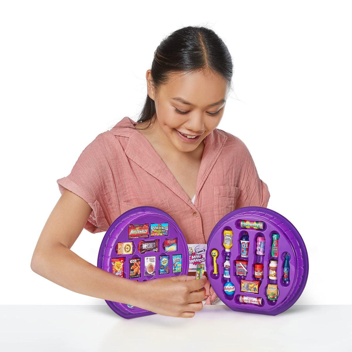 5 Surprise Mini Brands Series 3 Collector’s Case – Store, Display 30 Minis + 5 Exclusive Minis | ZURU