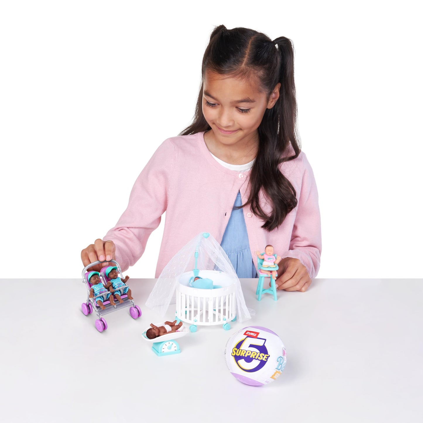 5 Surprise My Mini Baby Series 2 – Collectible Mini Baby Capsules, Playsets & Accessories (2 Capsules)