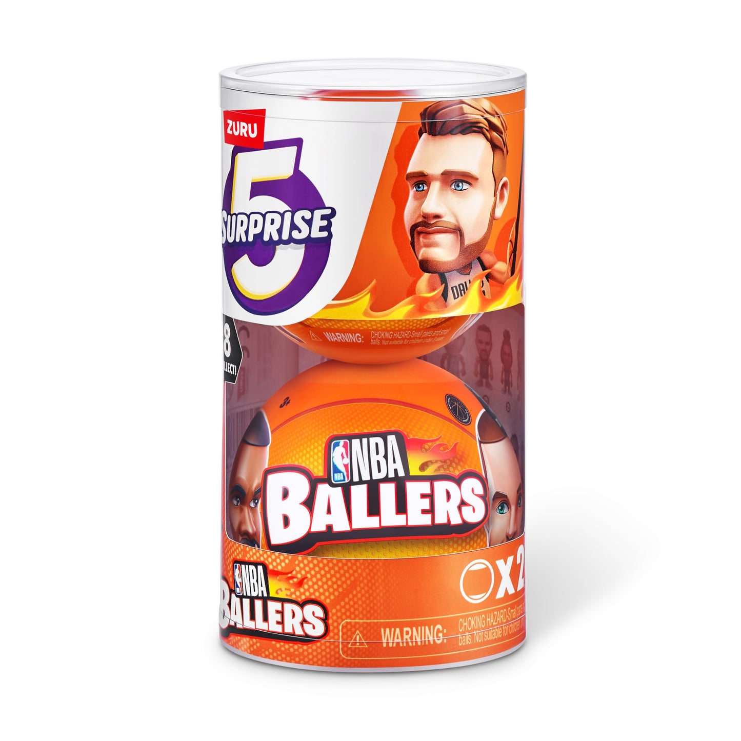 5 Surprise NBA Ballers Series 1 (2 Pack) Capsule – Collectible Figurines by ZURU