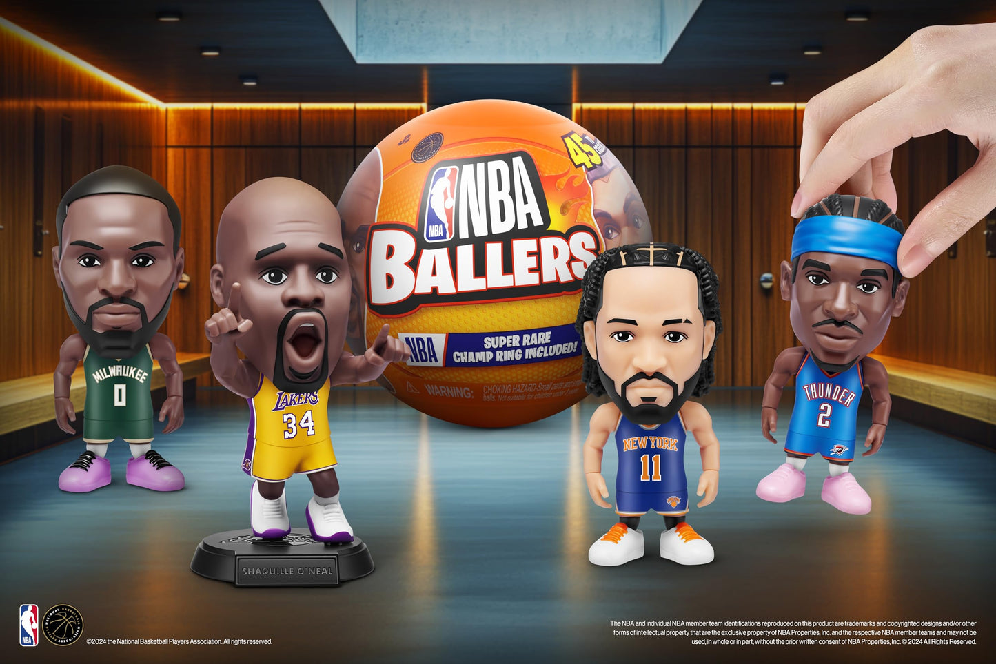 5 Surprise NBA Ballers Series 2 by ZURU – Licensed NBA Collectible Figures & Unboxing Toy