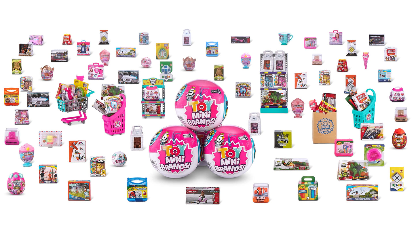5 Surprise Toy Mini Brands Series 2 – 2 Pack by ZURU | Miniature Collectibles & Shopping Accessories (Ages 3–99)