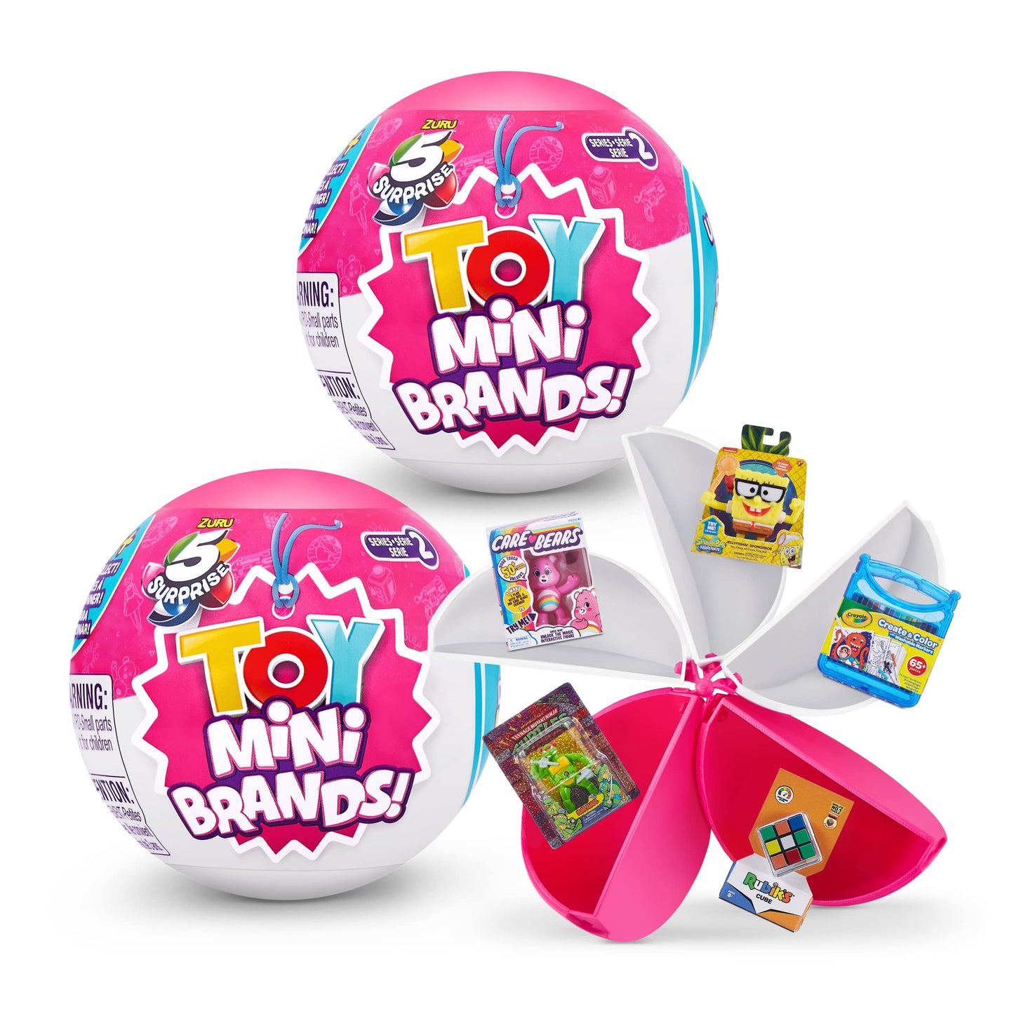 5 Surprise Toy Mini Brands Series 2 – 2 Pack by ZURU | Miniature Collectibles & Shopping Accessories (Ages 3–99)