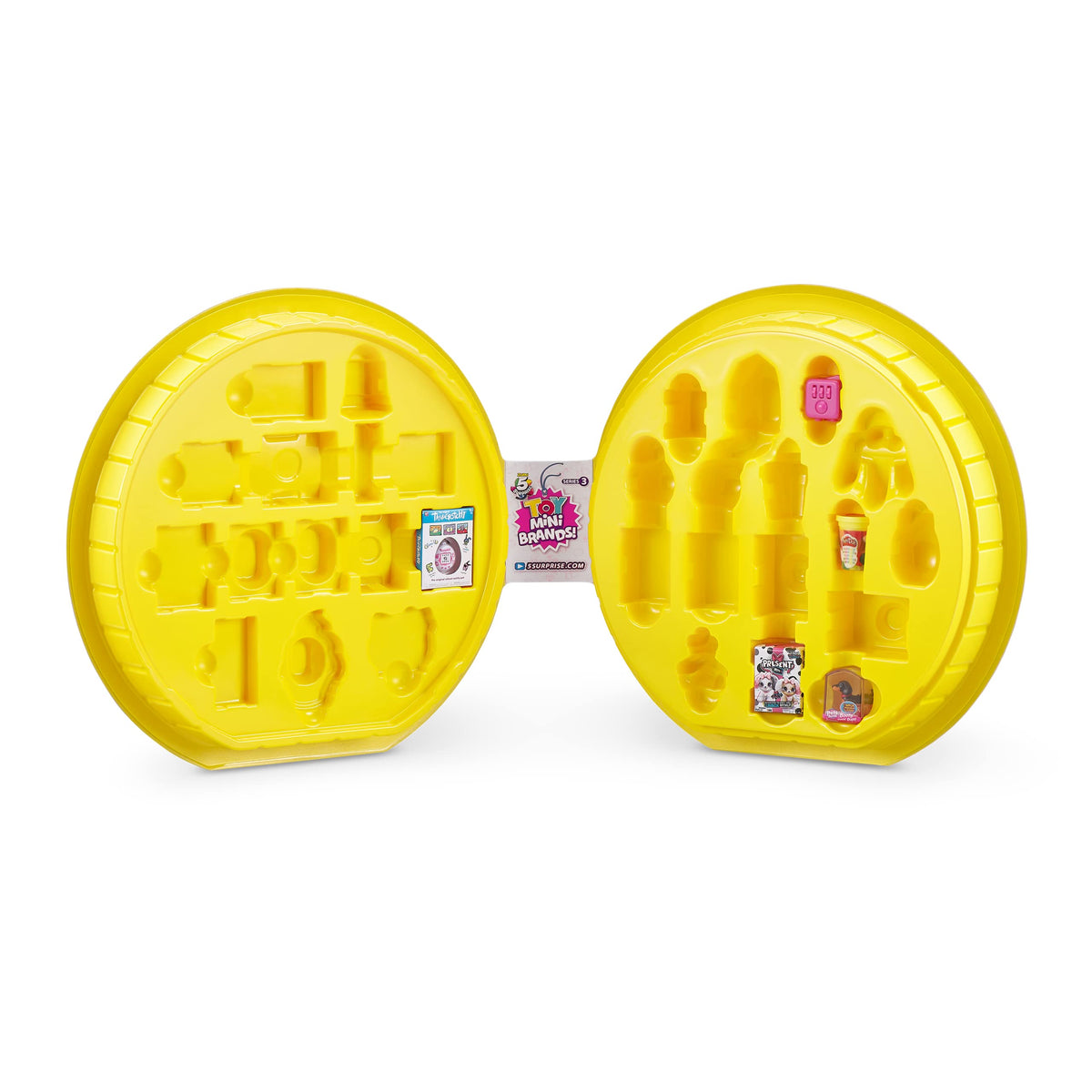 5 Surprise Toy Mini Brands Series 3 Collector’s Kit by ZURU – 3 Capsules + Collector’s Case, Amazon Exclusive