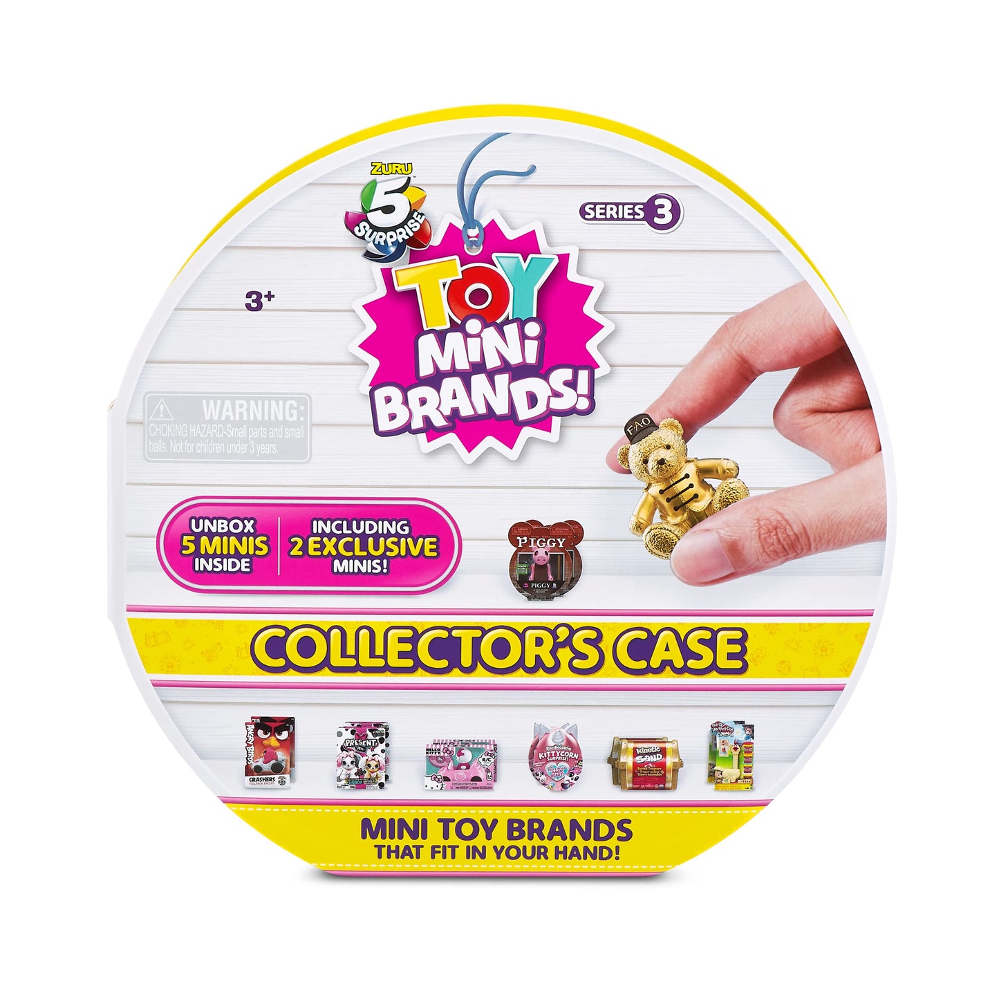 5 Surprise Toy Mini Brands Series 3 Collector’s Kit by ZURU – 3 Capsules + Collector’s Case, Amazon Exclusive