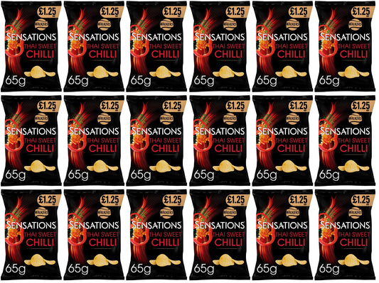 18 x Sensations Thai Sweet Chilli - 65GM