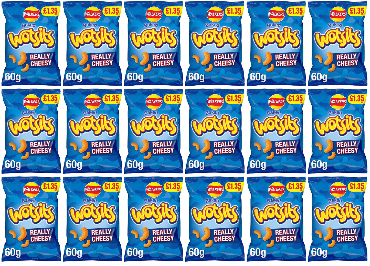 18 x Wotsits Cheese - 60GM