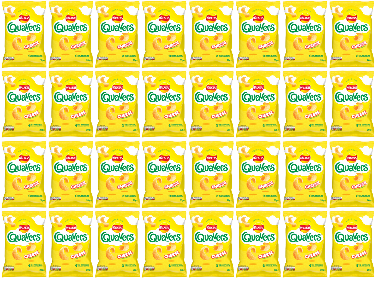 32 x Quavers Cheese 20Gm