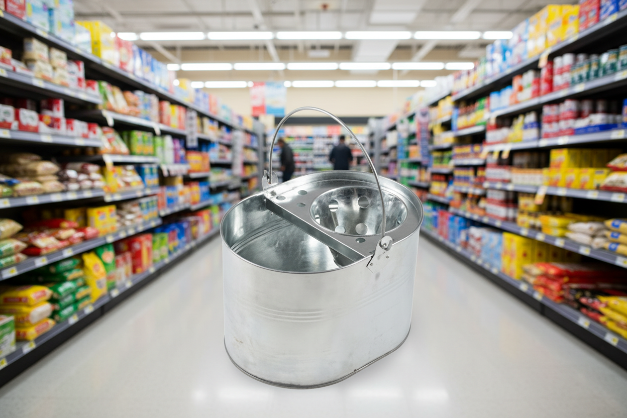 Dosco Galvanised Mop Bucket & Wringer