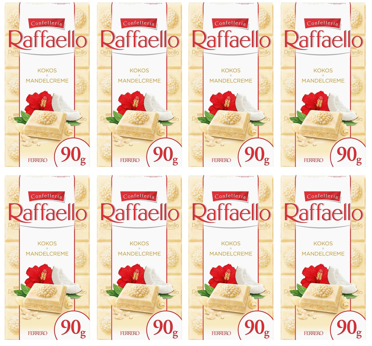 8 x Ferrero Rocher White Chocolate Hazelnut 90G