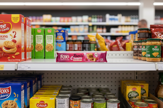 20 x Fox Jam & Cream Sandwich 150Gm